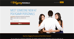 Desktop Screenshot of polygamypersonals.com